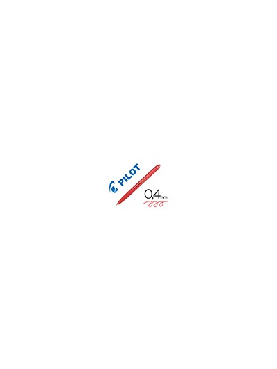 Boligrafo pilot super grip g rojo retractil sujecion de caucho tinta base de aceite