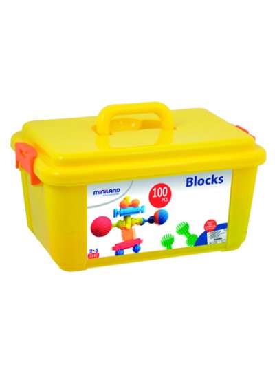 Juego miniland interstar blocks 100 piezas