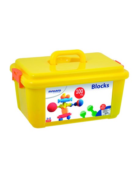 Juego miniland interstar blocks 100 piezas