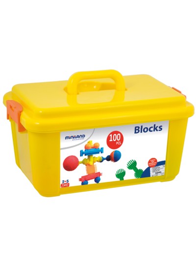 Juego miniland interstar blocks 100 piezas