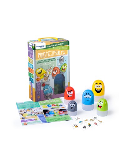 Juego miniland emoticapsules 6 piezas