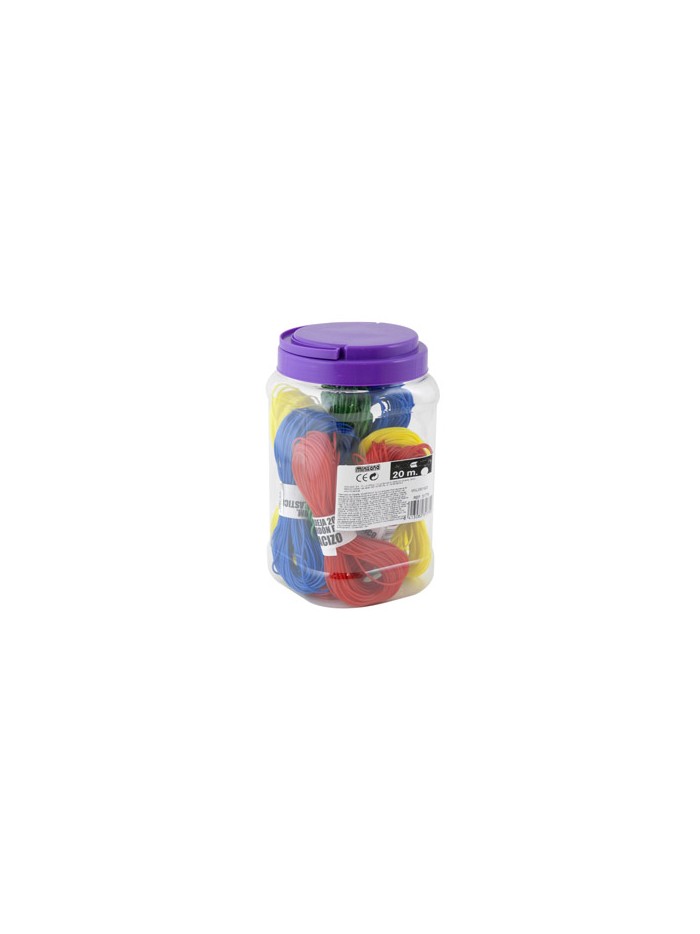 Juego miniland macarron bote 8 madejas 20 metros 4 colores surtidos Juego miniland macarron bote 8 madejas 20 metros 4 colores surtidos