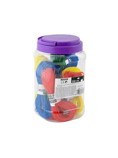 Juego miniland macarron bote 8 madejas 20 metros 4 colores surtidos