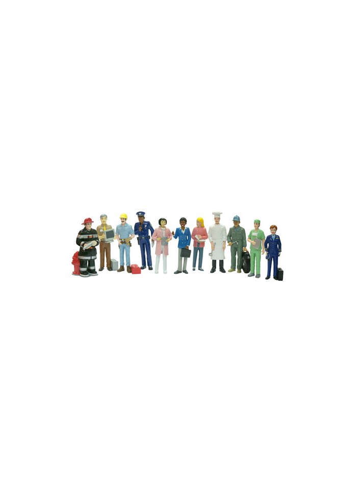 Juego miniland figuras oficios y profesiones caja de 11 unidades Juego miniland figuras oficios y profesiones caja de 11 unidades