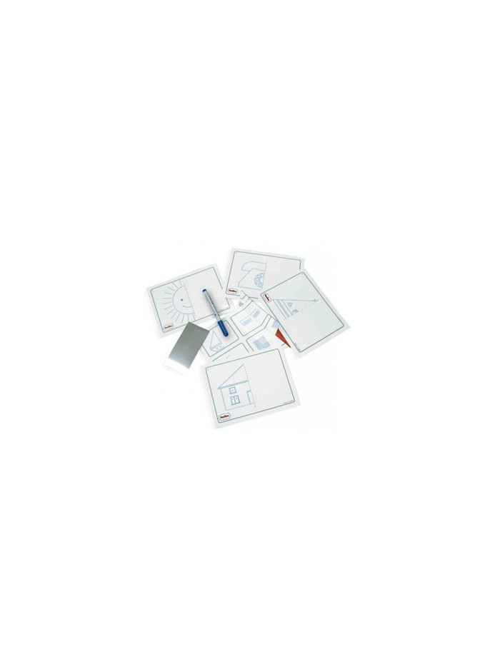 Juego tarjetas reutilizables henbea imagina y completa plastico flexible con ilustraciones 21x15 cm Juego tarjetas reutilizables henbea imagina y completa plastico flexible con ilustraciones 21x15 cm