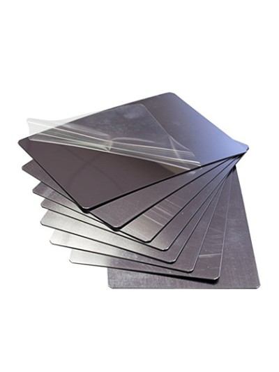 Espejo henbea plastico flexible e irrompible 14x20 cm set de 8 unidades
