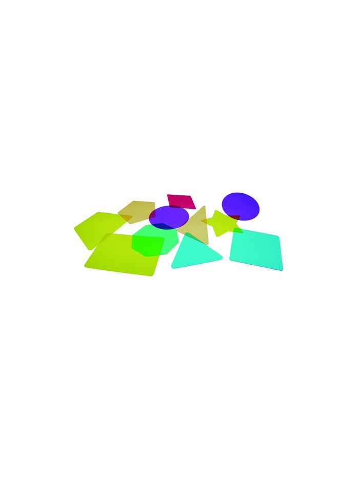 Juego plantillas 2d translucidas henbea para mesa con luz led colores surtidos Juego plantillas 2d translucidas henbea para mesa con luz led colores surtidos