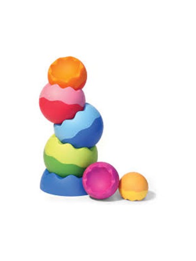 Juego esferas apilables fat brain tobbles neo 7 colores y tamaños surtidos