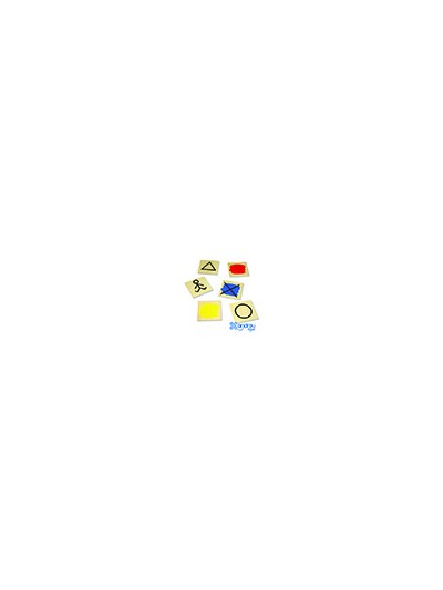 Juego andreutoys bloques logicos atributos 20 piezas 27x10x5 cm
