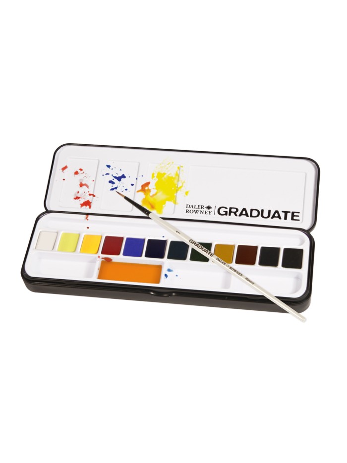 Acuarela daler rowney graduate caja metal de 12 unidades colores surtidos Acuarela daler rowney graduate caja metal de 12 unidades colores surtidos