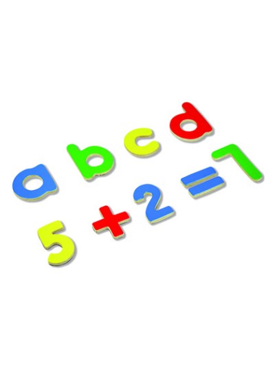 Juego andreutoys letras y numeros magneticos 75 piezas 20,6x19x4,5 cm