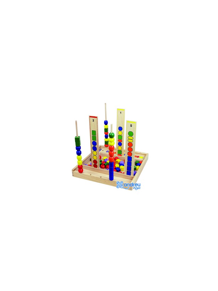 Juego andreutoys manipulacion percepcion visual 92 piezas 34x33x4,5 cm Juego andreutoys manipulacion percepcion visual 92 piezas 34x33x4,5 cm