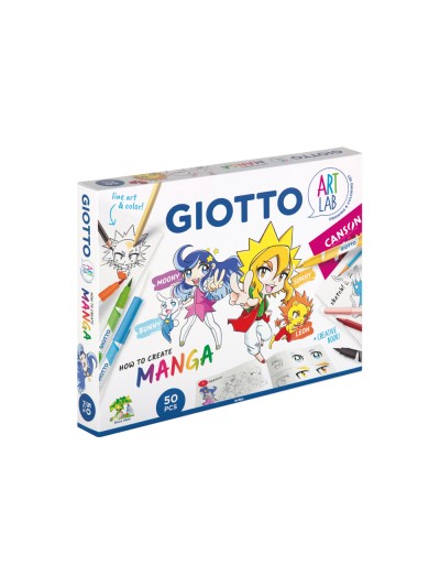 Set creativo giotto art lab manga
