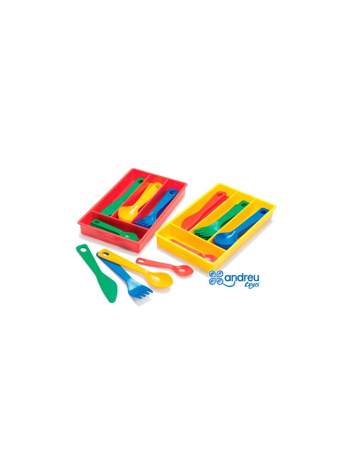 Juego dantory cuberteria 4 servicios 17 piezas 11,5x18,5x2,5 cm Juego dantory cuberteria 4 servicios 17 piezas 11,5x18,5x2,5 cm