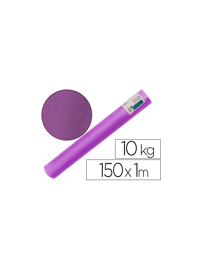 Papel kraft verjurado liderpapel violeta ancho 1 mt lomgitud 150 mt gramaje 65 gr peso 10 kg Papel kraft verjurado liderpapel violeta ancho 1 mt lomgitud 150 mt gramaje 65 gr peso 10 kg