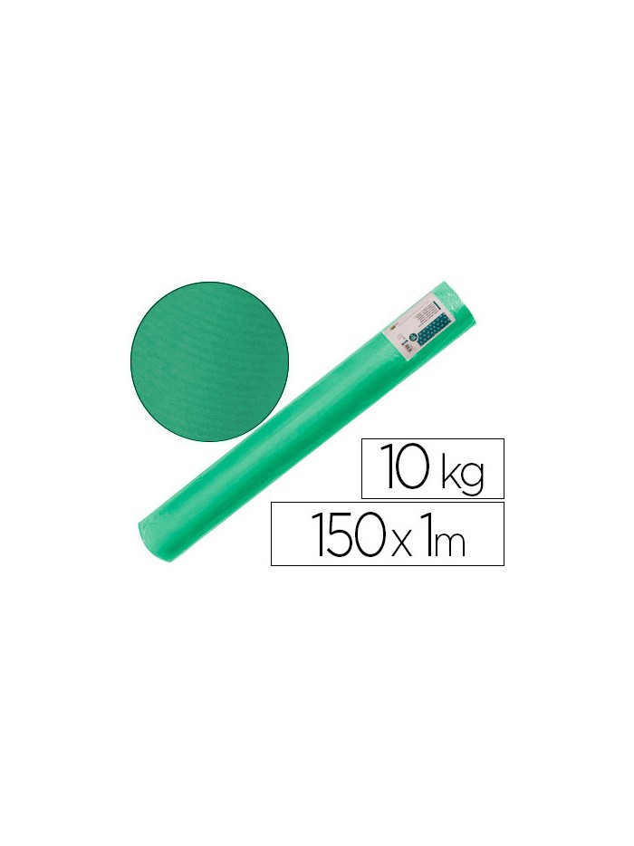 Papel kraft verjurado liderpapel verde musgo ancho 1 mt longitud 150 mt gramaje 65 gr peso 10 kg Papel kraft verjurado liderpapel verde musgo ancho 1 mt longitud 150 mt gramaje 65 gr peso 10 kg