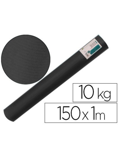 Papel kraft verjurado liderpapel negro ancho 1 mt lomgitud 150 mt gramaje 65 gr peso 10 kg