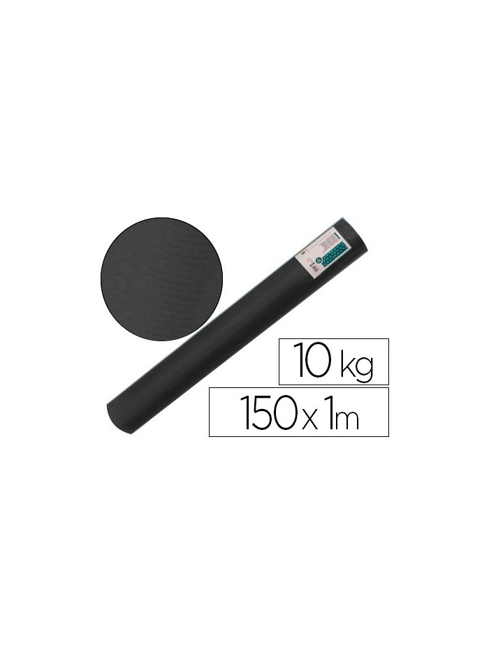 Papel kraft verjurado liderpapel negro ancho 1 mt lomgitud 150 mt gramaje 65 gr peso 10 kg Papel kraft verjurado liderpapel negro ancho 1 mt lomgitud 150 mt gramaje 65 gr peso 10 kg