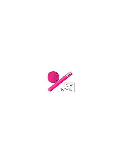 Papel kraft verjurado liderpapel fucsia ancho 1 mt longitud 150 mt gramaje 65 gr peso 10 kg