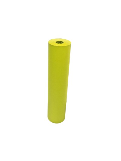 Papel kraft verjurado liderpapel amarillo ancho 1 mt longitud 150 mt gramaje 65 gr peso 10 kg