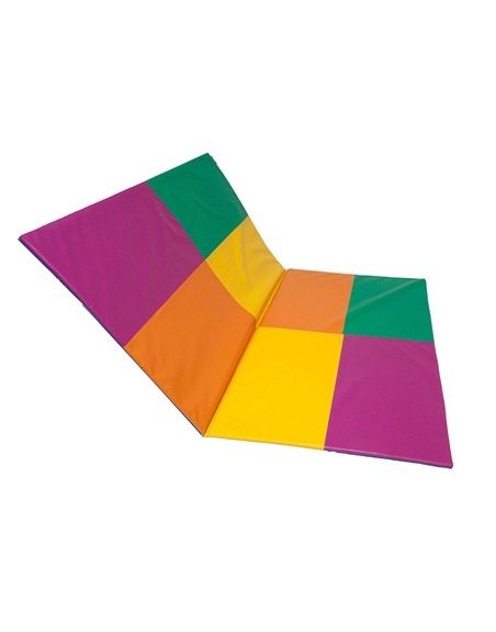 Tatami sumo didactic plegable multicolor 2 cuerpos 200x150x2 cm