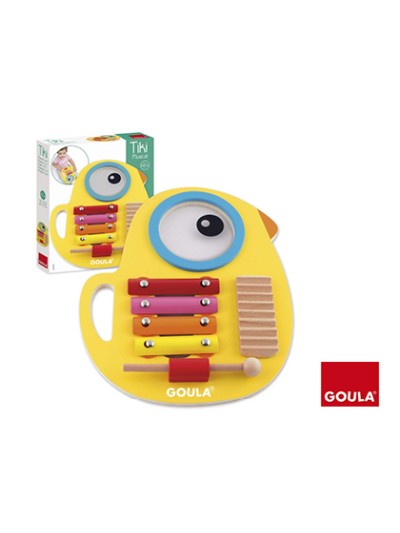 Juego goula didactico tiki musical 3 en 1