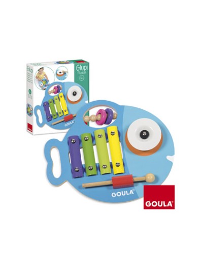 Juego goula didactico glupy musical 3 en 1