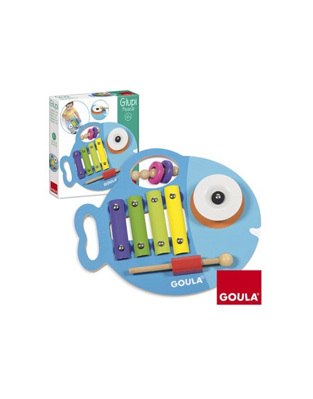 Juego goula didactico glupy musical 3 en 1