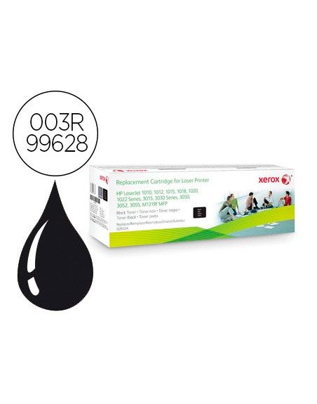 Toner xerox hp laserjet q2612a 1010 / 1015 / 1020 / 3015 / 3020 / m1005mfp / m1319mfp negro 2000 paginas 00 paginas