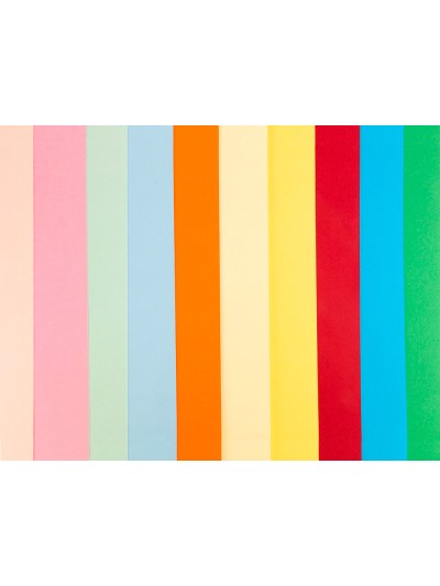 Cartulina liderpapel a3 180g/m2 10 colores surtidos paquete 100 hojas