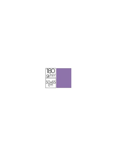 Cartulina liderpapel 50x65 cm 180 gr purpura paquete de 25 hojas