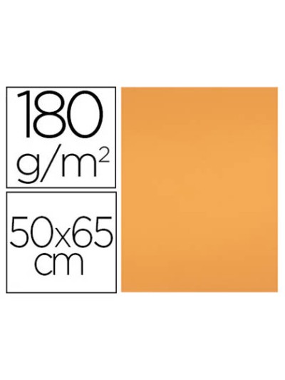 Cartulina liderpapel 50x65 cm 180 gr nectarina paquete de 25 hojas