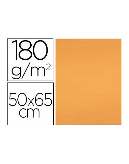 Cartulina liderpapel 50x65 cm 180 gr nectarina paquete de 25 hojas