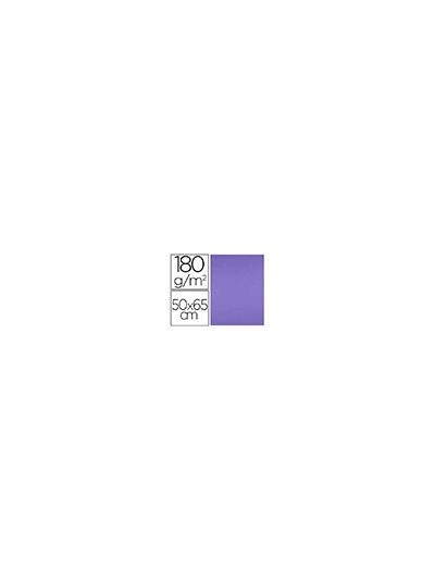 Cartulina liderpapel 50x65 cm 180 gr purpura unidad