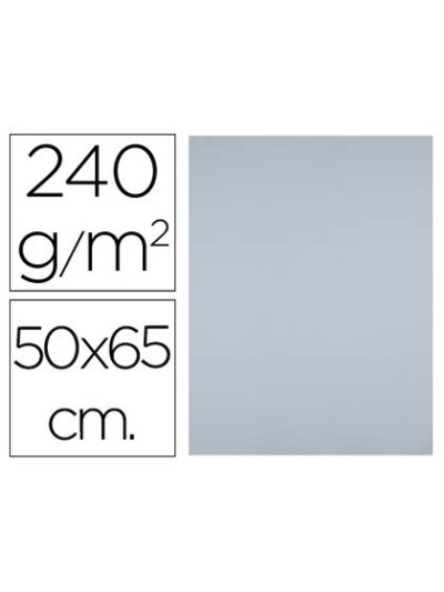 Cartulina liderpapel 50x65 cm 180 gr gris unidad