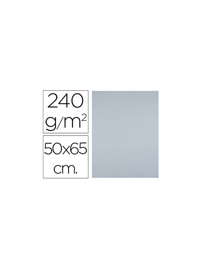 Cartulina liderpapel 50x65 cm 180 gr gris unidad Cartulina liderpapel 50x65 cm 180 gr gris unidad