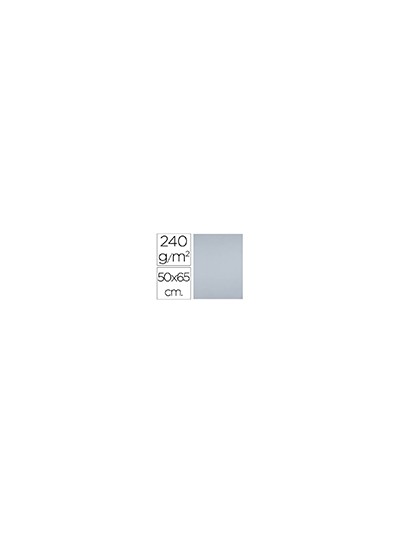 Cartulina liderpapel 50x65 cm 180 gr gris unidad