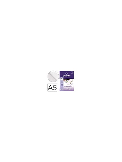 Bloc dibujo multitecnicas canson imagine din a5 encolado liso 14,8x21 cm 50 hojas 200 gr/m2
