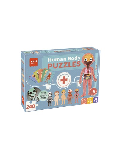 Puzle apli kids cuerpo humano 240 piezas