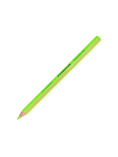 Lapices fluorescente staedtler triangular top star verde caja de 12 unidades