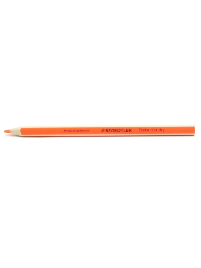 Lapices fluorescente staedtler triangular top star naranja caja de 12 unidades