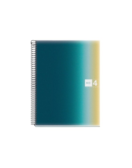 Cuaderno espiral miquelrius din a4 120 hojas 70 gr cuadro 5 mm tapa polipropileno aurora iceland