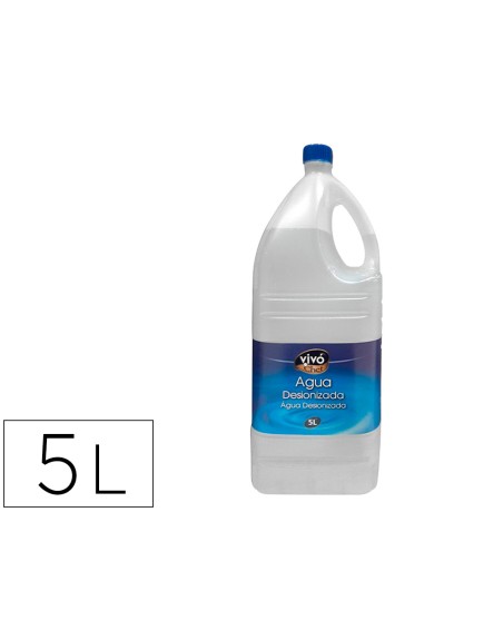 Agua desionizada vivochef garrafa 5l
