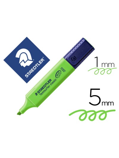 Rotulador staedtler textsurfer classic 364 fluorescente verde