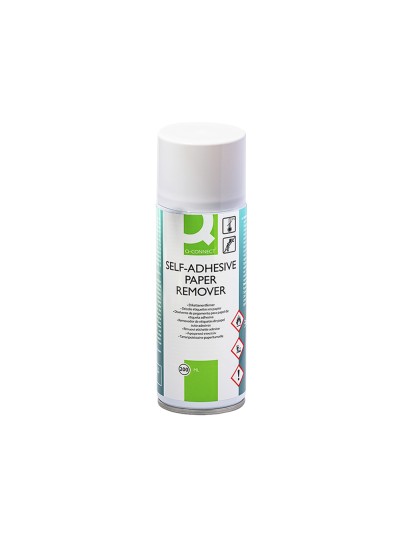Limpiador de pegamento q-connect para etiqueta adhesiva bote de 200 ml
