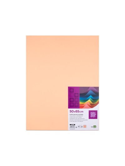 Cartulina liderpapel 50x65 cm 240g/m2 sepia paquete de 25 hojas