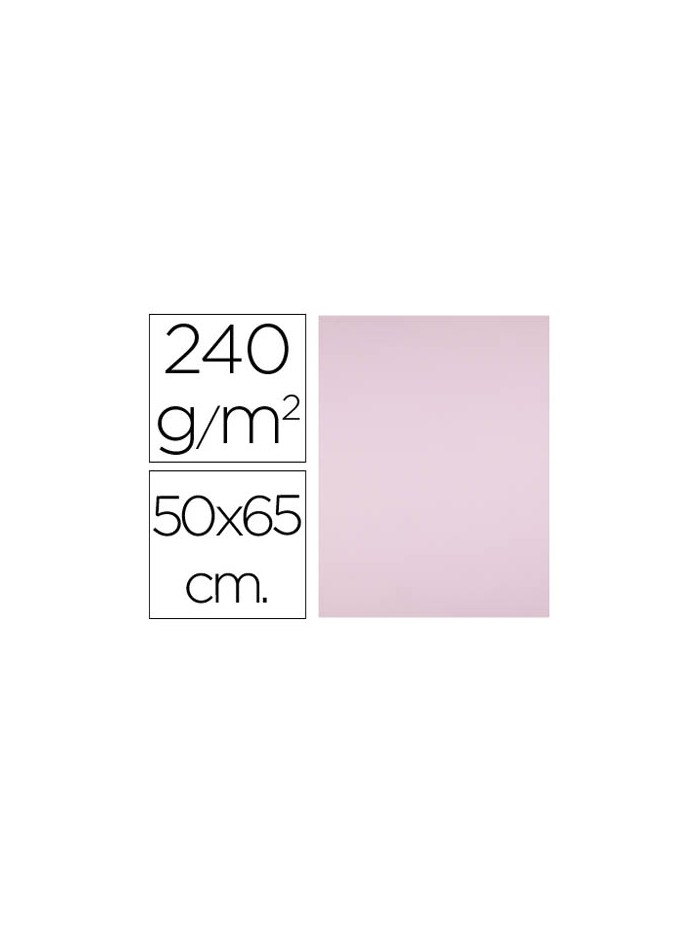 Cartulina liderpapel 50x65 cm 240g/m2 rosa paquete de 25 hojas Cartulina liderpapel 50x65 cm 240g/m2 rosa paquete de 25 hojas