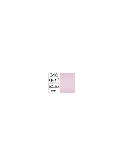 Cartulina liderpapel 50x65 cm 240g/m2 rosa paquete de 25 hojas