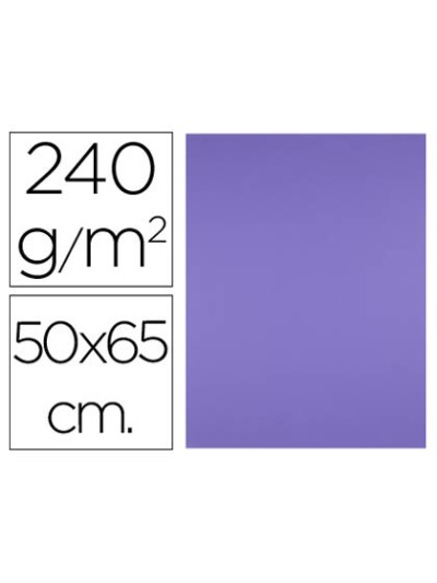 Cartulina liderpapel 50x65 cm 240g/m2 purpura paquete de 25 hojas