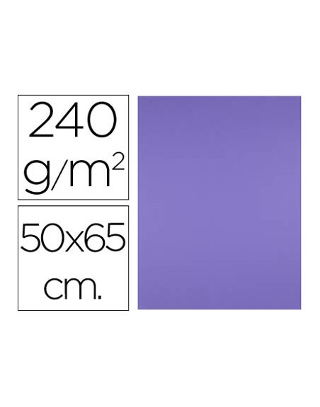 Cartulina liderpapel 50x65 cm 240g/m2 purpura paquete de 25 hojas